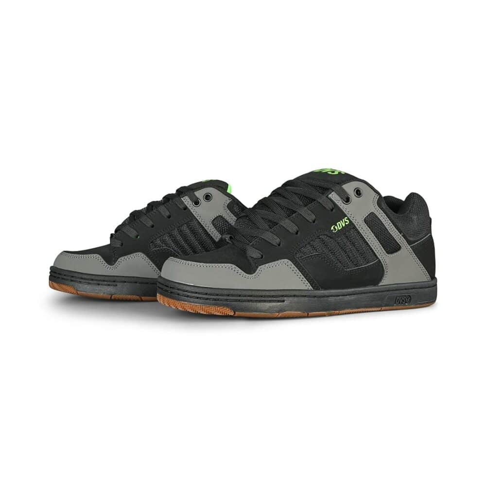 DVS Enduro 125 Skate Shoes - Charcoal/Black/Lime