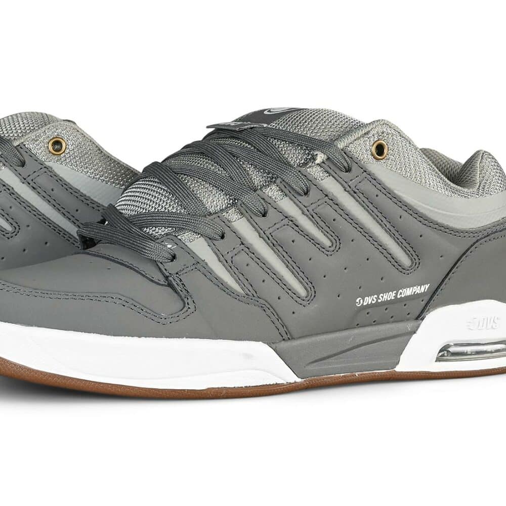 DVS Tycho Skate Shoes - Charcoal/Grey/White