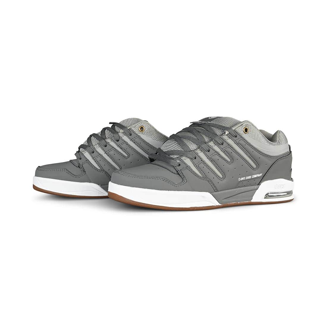 DVS Tycho Skate Shoes Charcoal Grey White