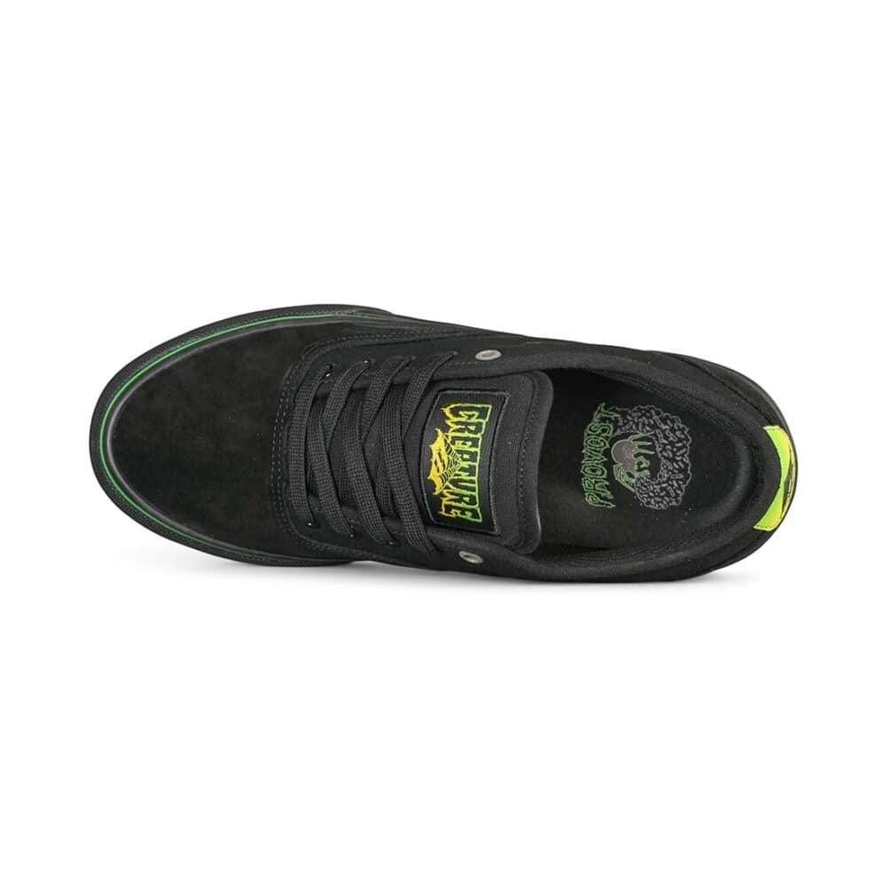 Emerica x Creature Provost G6 Skate Shoes - Black/Black