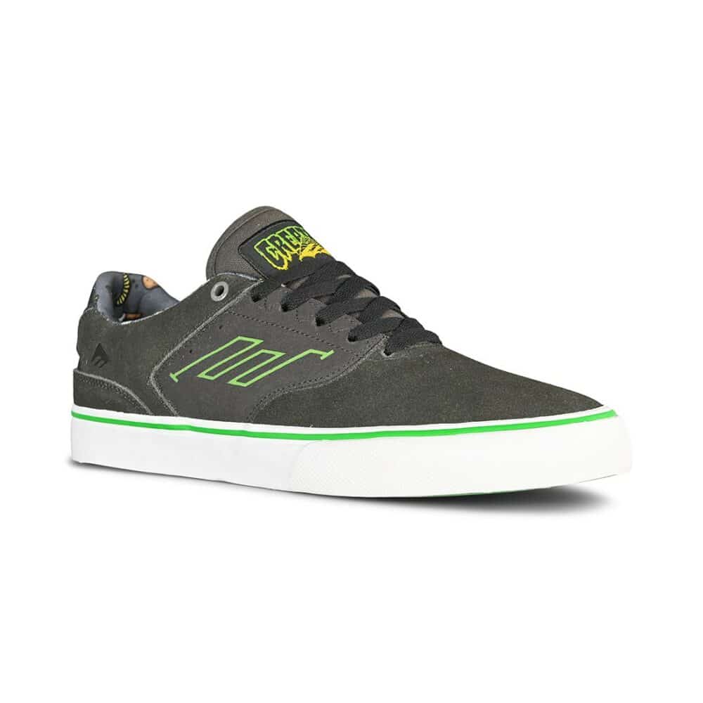 Emerica x Creature The Low Vulc Skate Shoes - Charcoal