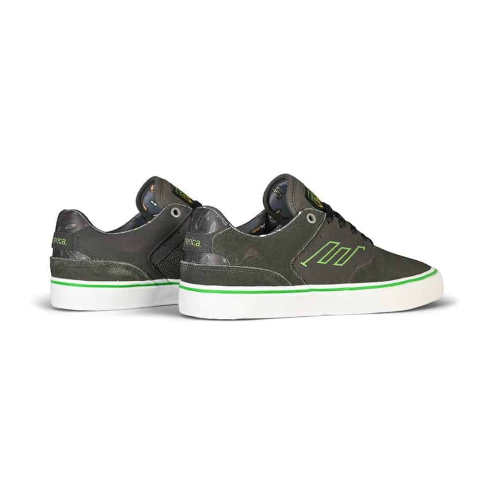 Emerica x Creature The Low Vulc Skate Shoes - Charcoal