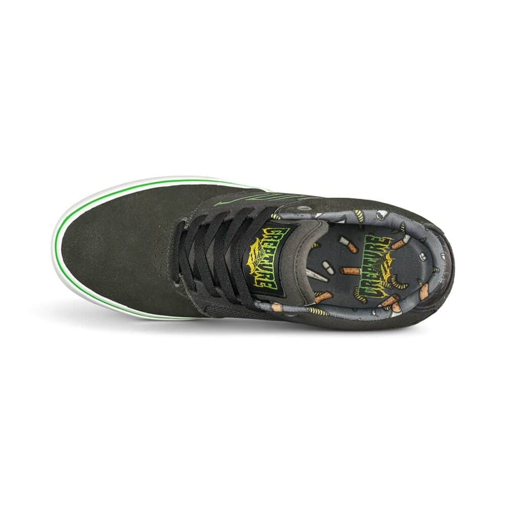 Emerica x Creature The Low Vulc Skate Shoes - Charcoal