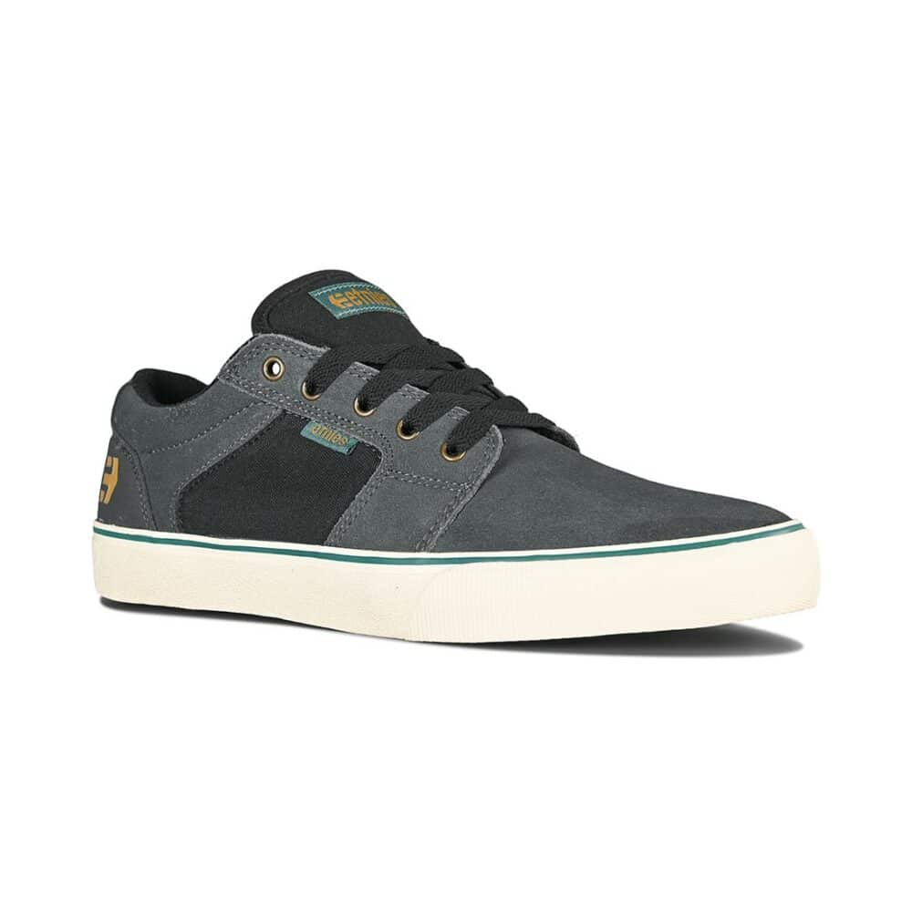 Etnies Barge LS Skate Shoes - Dark Grey/Black/Gold