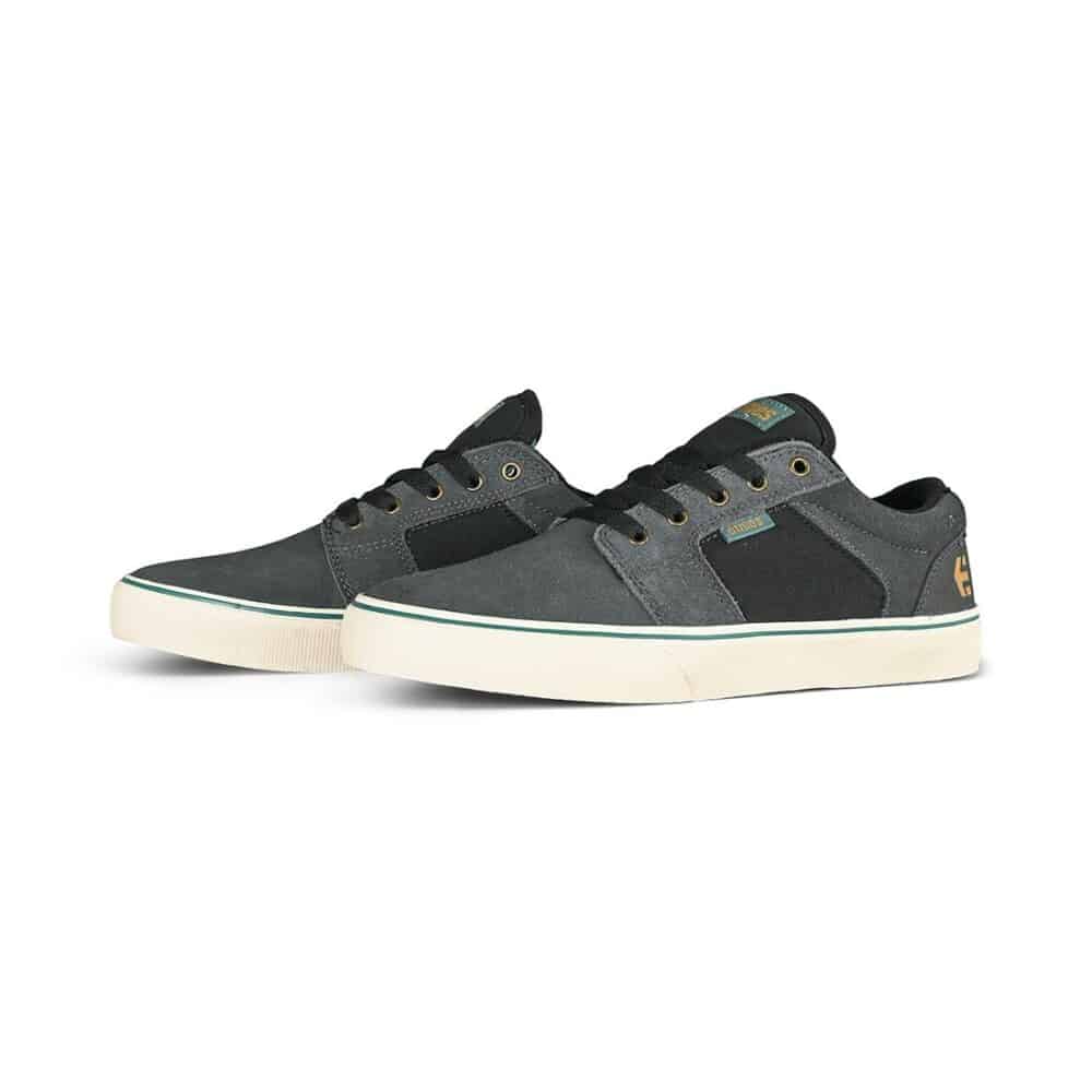 Etnies Barge LS Skate Shoes - Dark Grey/Black/Gold