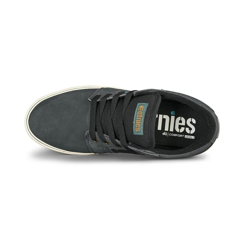 Etnies Barge LS Skate Shoes - Dark Grey/Black/Gold