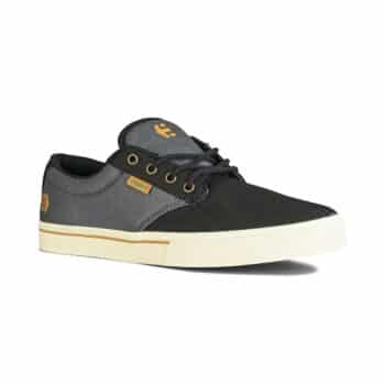 Etnies Jameson 2 Eco Skate Shoes - Black/Dark Grey/Gold