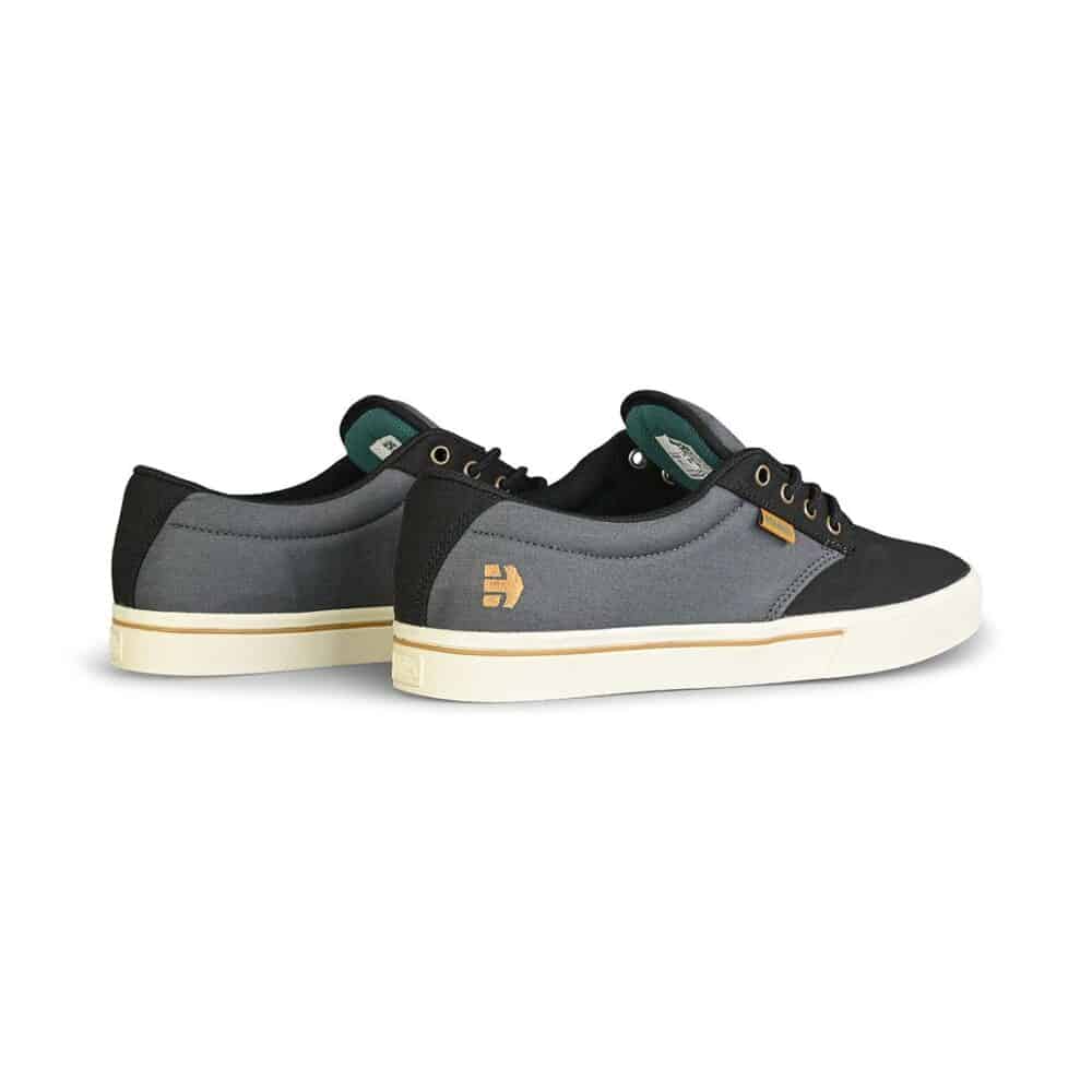 Etnies Jameson 2 Eco Skate Shoes - Black/Dark Grey/Gold
