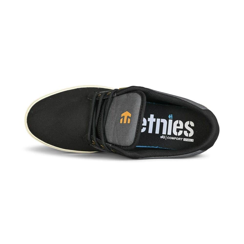 Etnies Jameson 2 Eco Skate Shoes - Black/Dark Grey/Gold