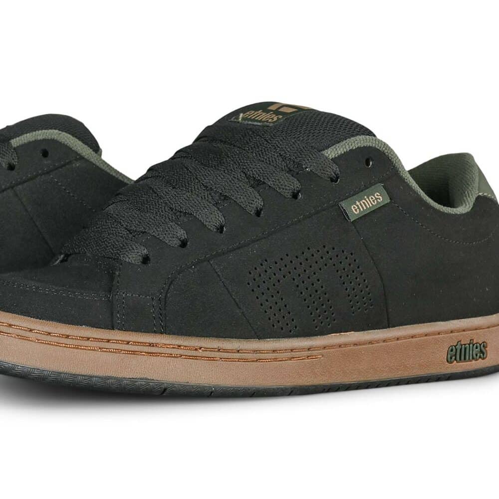 Etnies Kingpin Skate Shoes - Black/Green/Gum