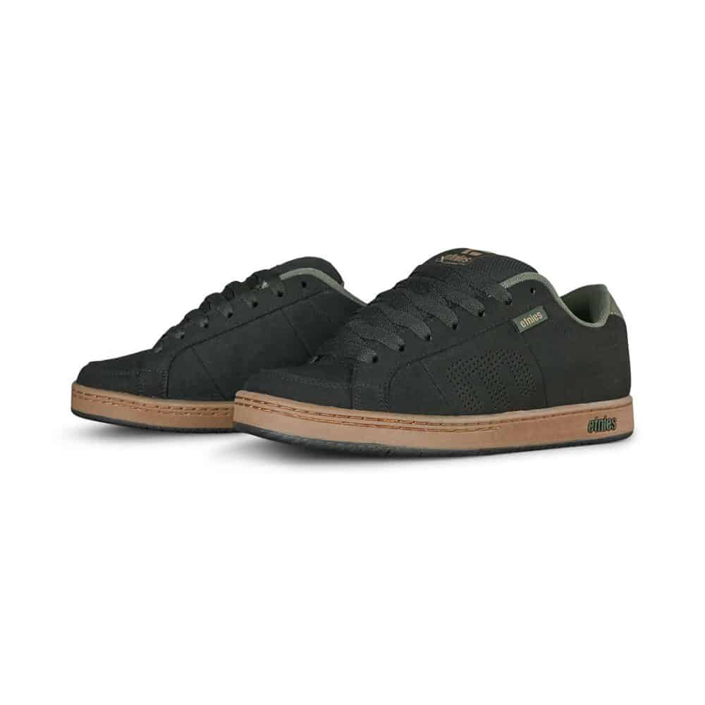 Etnies Kingpin Skate Shoes - Black/Green/Gum