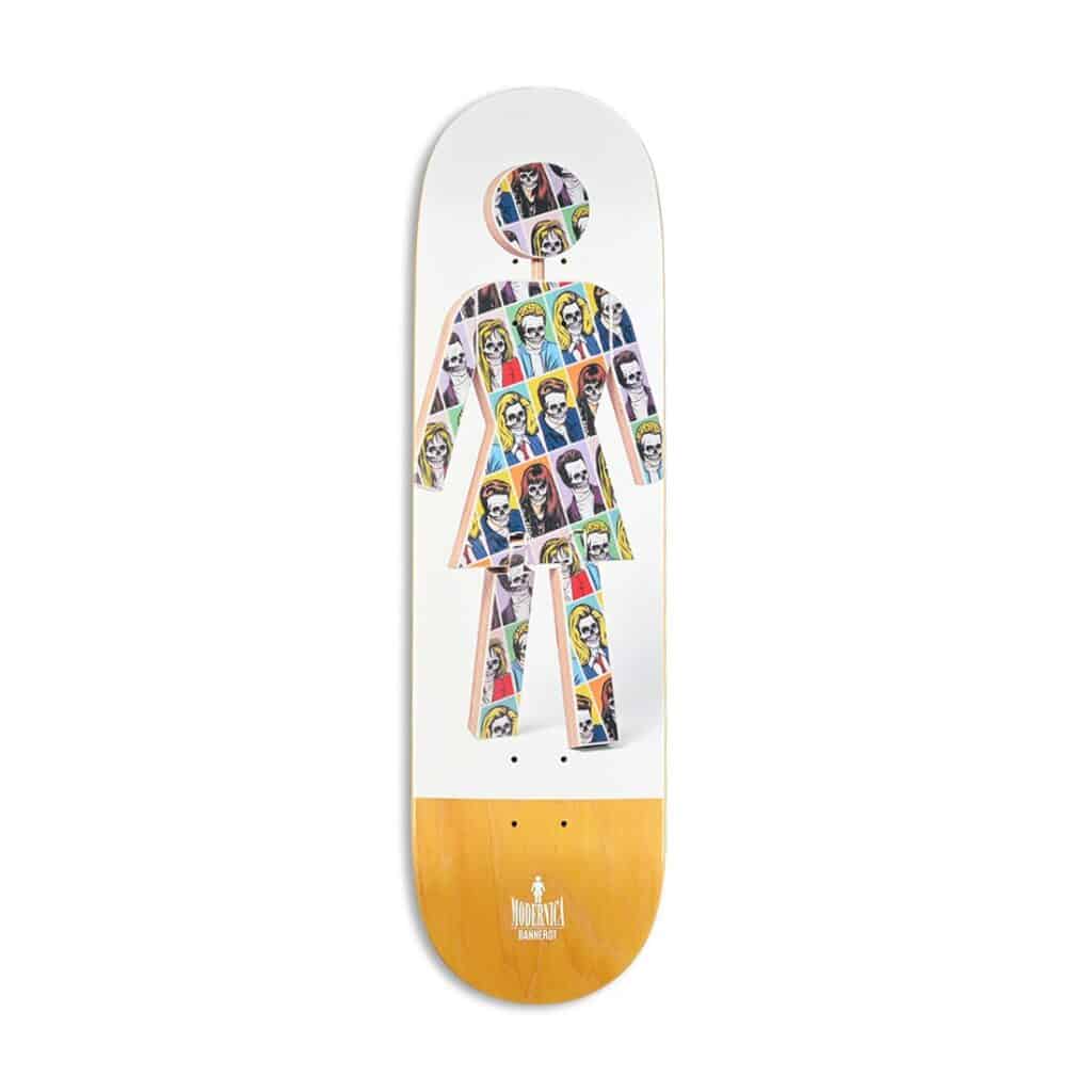 Girl Bannerot Modernica OG Skateboard Deck - Yellow