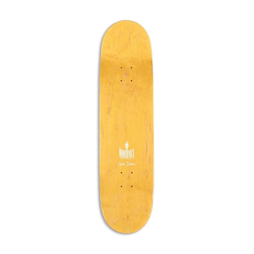 Girl Bannerot Modernica OG Skateboard Deck - Yellow