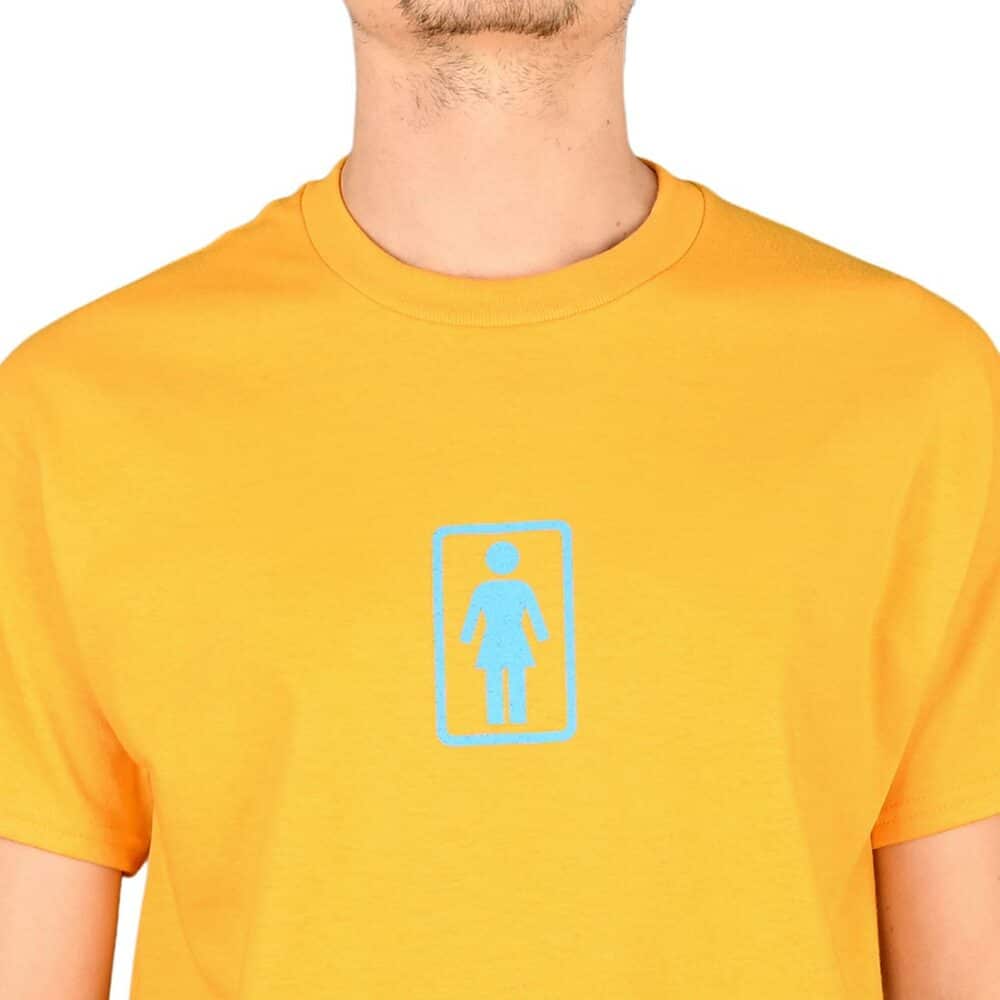 Girl Skateboards Boxed OG S/S T-Shirt - Golden Yellow