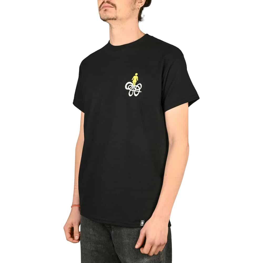 Girl Skateboards Swirl OG S/S T-Shirt - Black