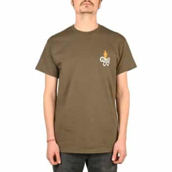 Girl Skateboards Swirl OG S/S T-Shirt - Olive