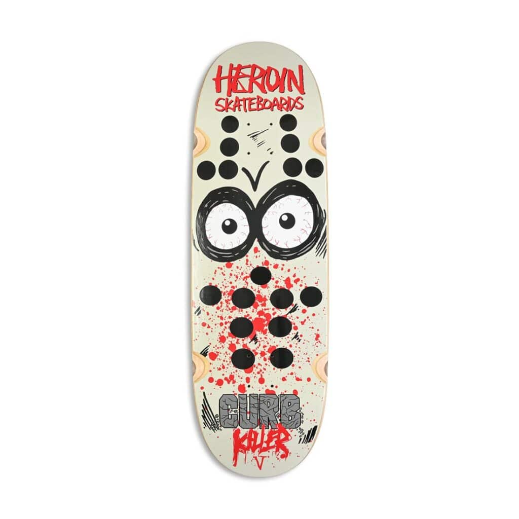 Heroin Skateboards Curb Killer V Egg 10" Deck