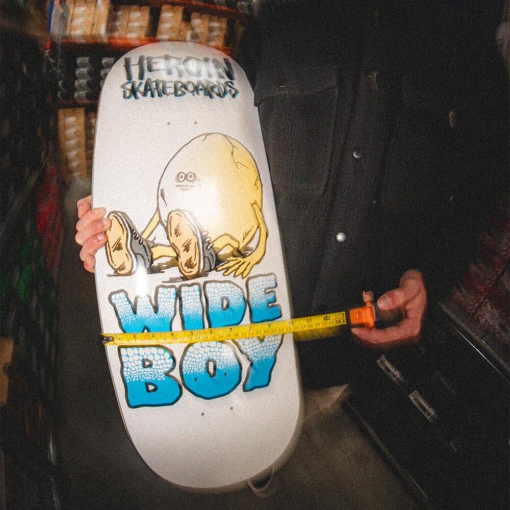 Heroin Skateboards Wide Boy Egg 10.75" Deck