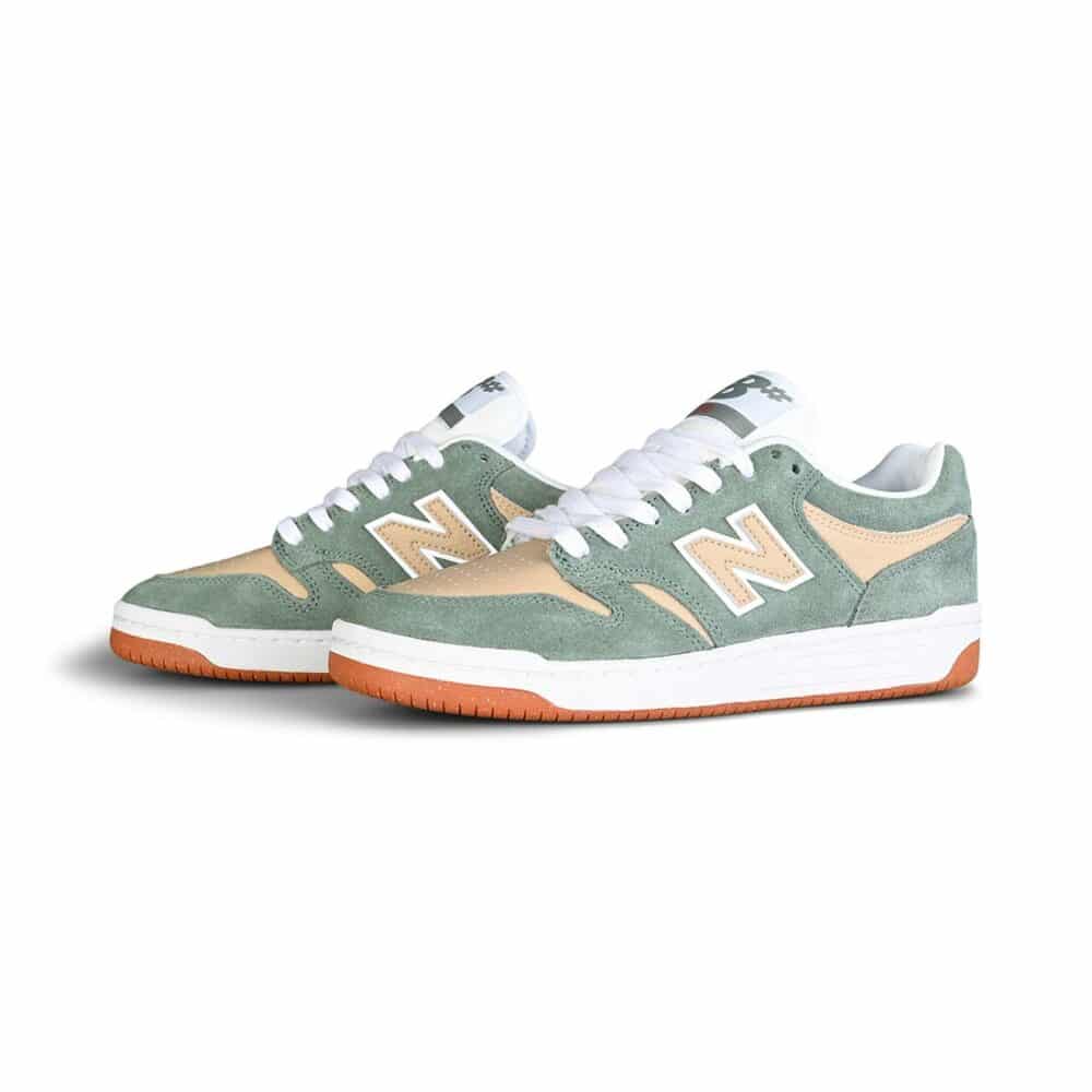 New Balance Numeric 480 Skate Shoes - Juniper/White