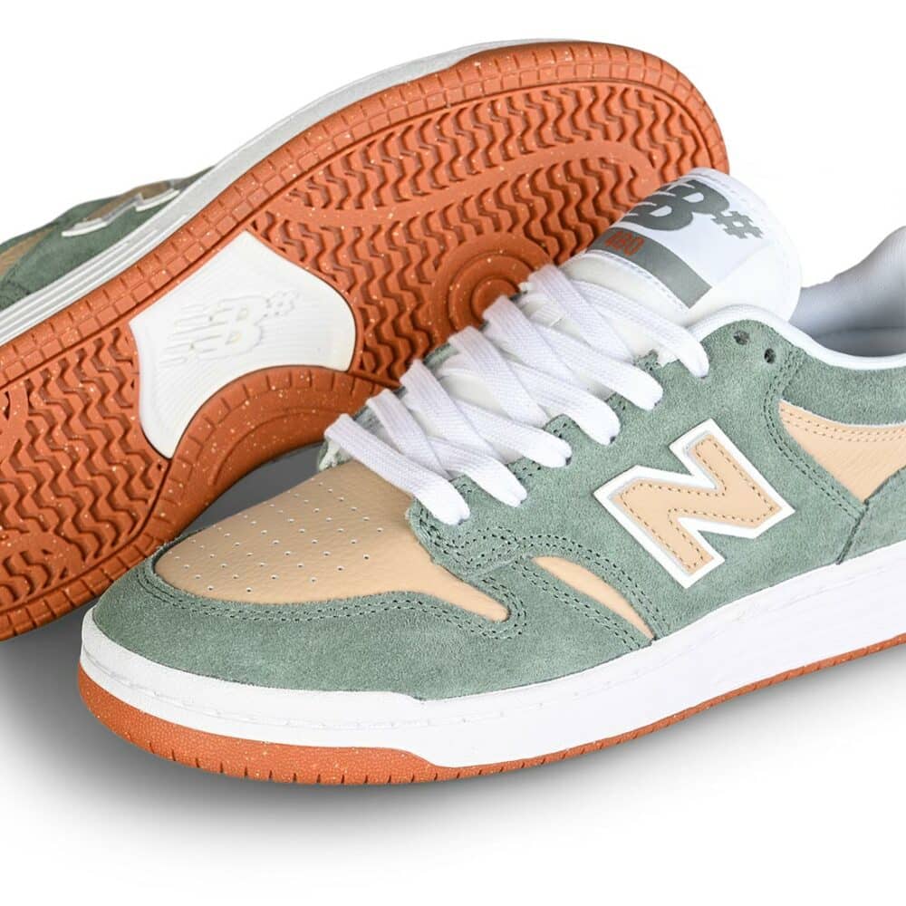 New Balance Numeric 480 Skate Shoes - Juniper/White