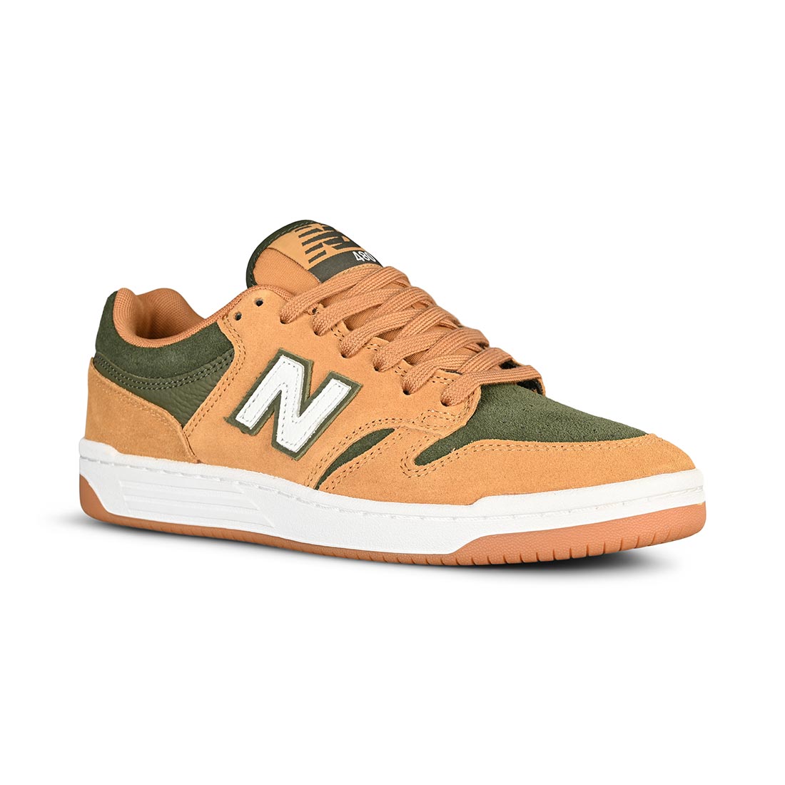 New Balance Numeric 480 Skate Shoes - White/Orange