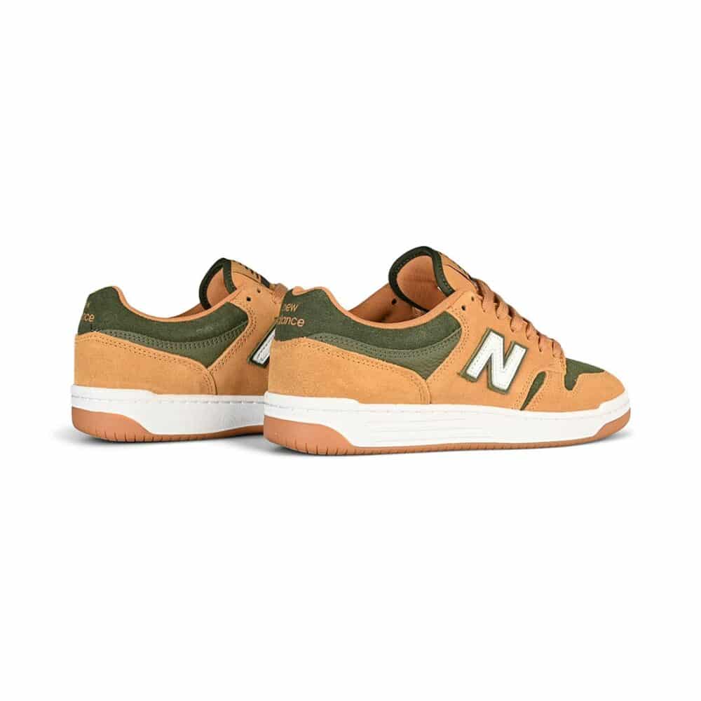 New Balance Numeric 480 Skate Shoes - White/Orange