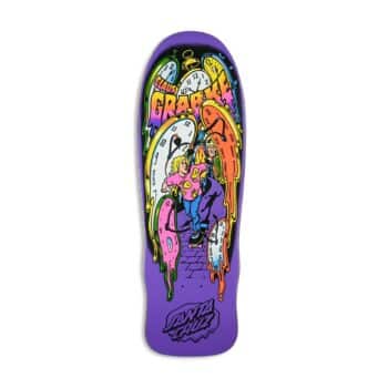 Santa Cruz Grabke Melting Clocks 9.7" Reissue Skateboard Deck