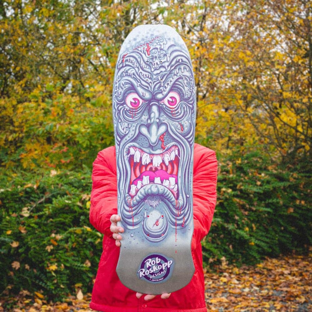 Santa Cruz Roskopp Face Florian 9.5" Reissue Skateboard Deck