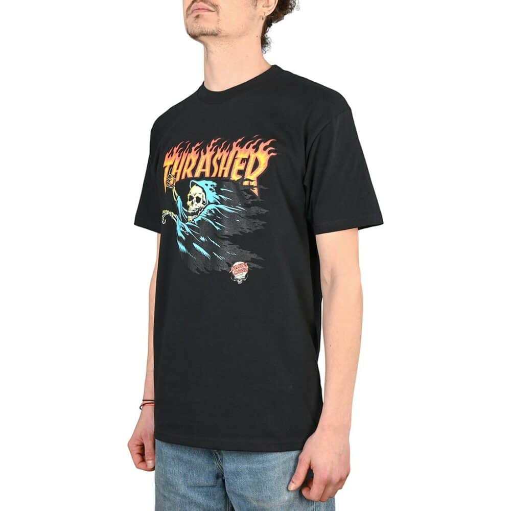 Santa Cruz x Thrasher O'Brien Reaper S/S T-Shirt - Black