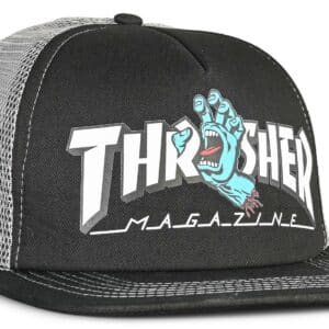 Santa Cruz x Thrasher Screaming Logo Cap - Black/Grey