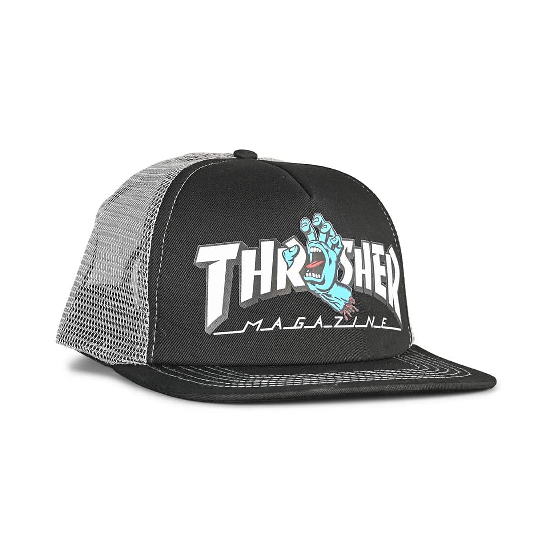 Santa Cruz x Thrasher Screaming Logo Cap - Black/Grey