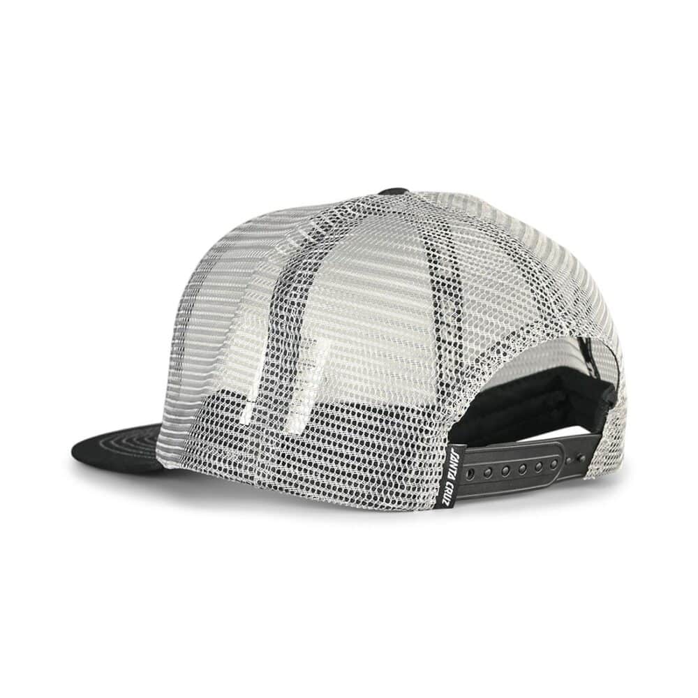Santa Cruz x Thrasher Screaming Logo Mesh Back Cap - Black/Grey