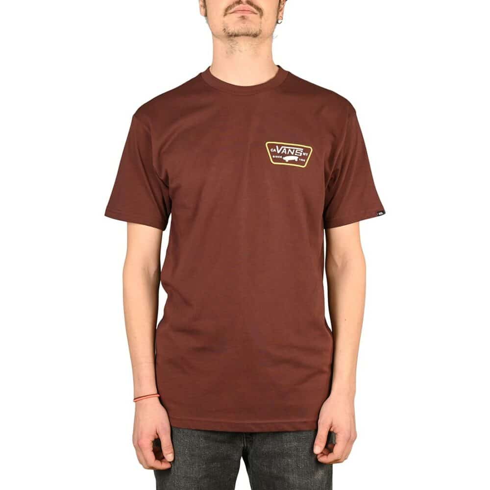 Vans Full Patch Back S/S T-Shirt - Bitter Chocolate