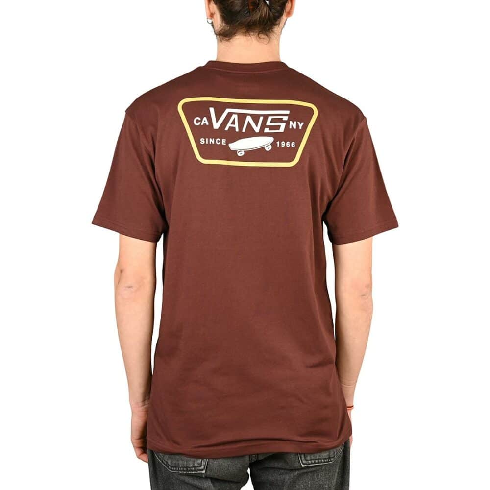 Vans Full Patch Back S/S T-Shirt - Bitter Chocolate