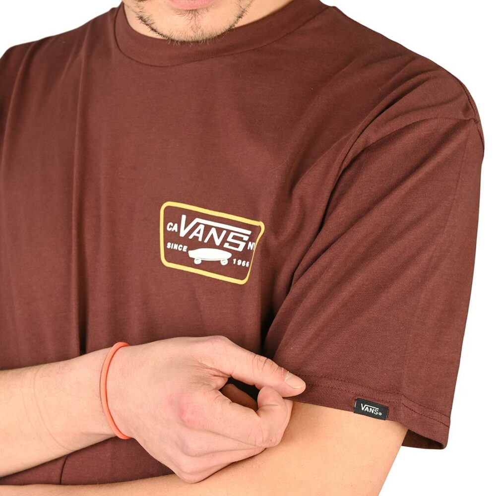 Vans Full Patch Back S/S T-Shirt - Bitter Chocolate