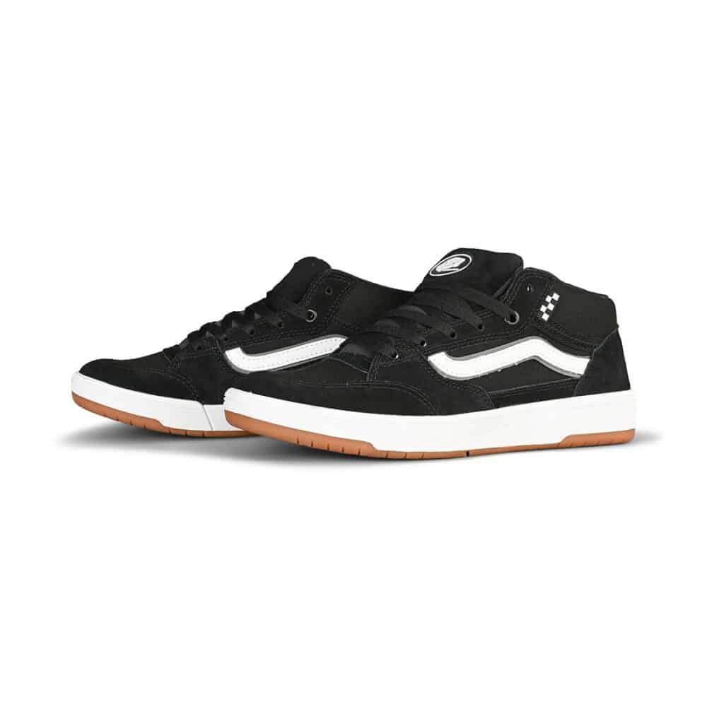 Vans Zahba Mid Skate Shoes - Black/White