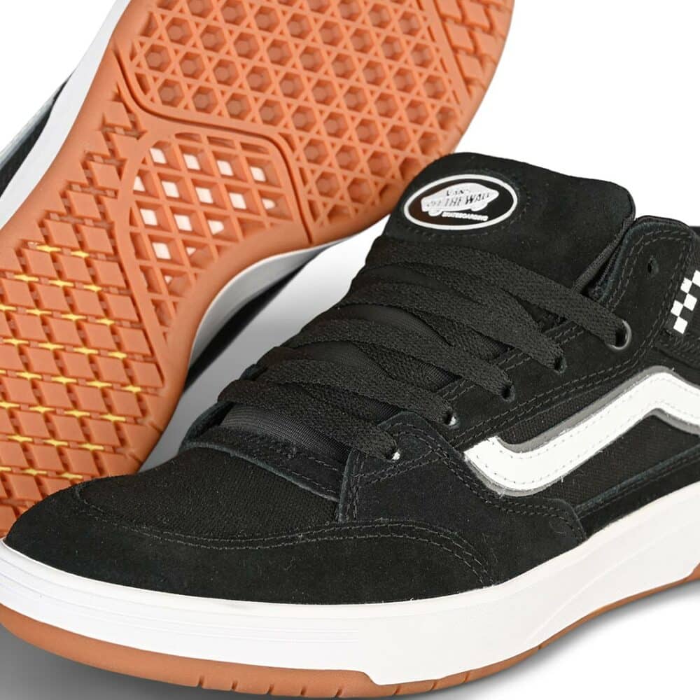 Vans Zahba Mid Skate Shoes - Black/White