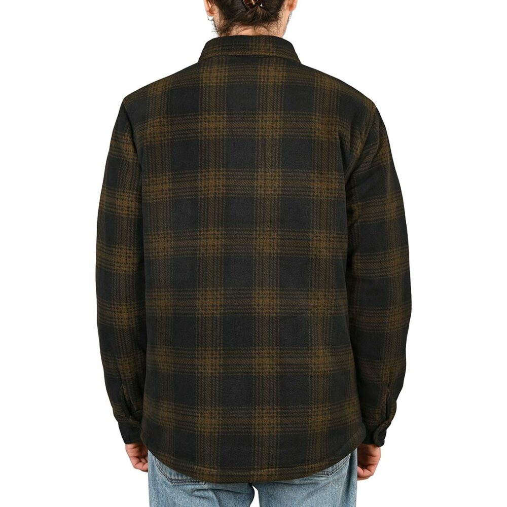 Volcom Bowered Fleece L/S Overshirt - Bison Brown