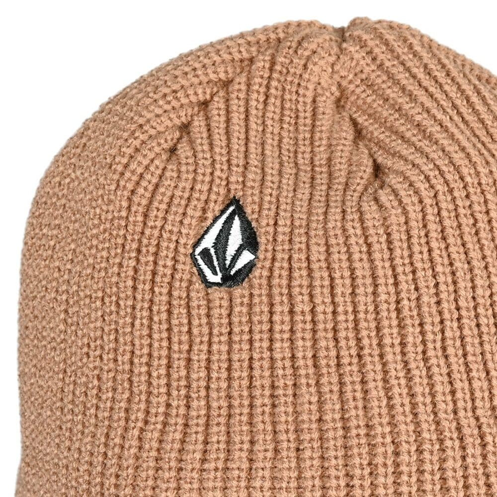 Volcom Full Stone Beanie Hat - Dark Brown