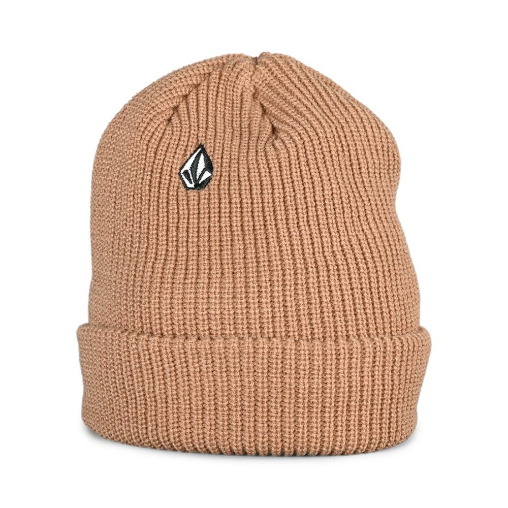 Volcom Full Stone Beanie Hat - Dark Brown