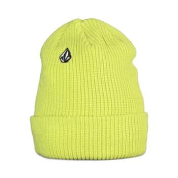 Volcom Full Stone Cuff Beanie Hat - Lime