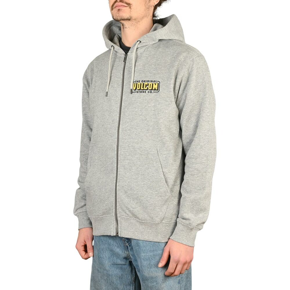 Volcom Watanite Zip Hoodie - Heather Grey