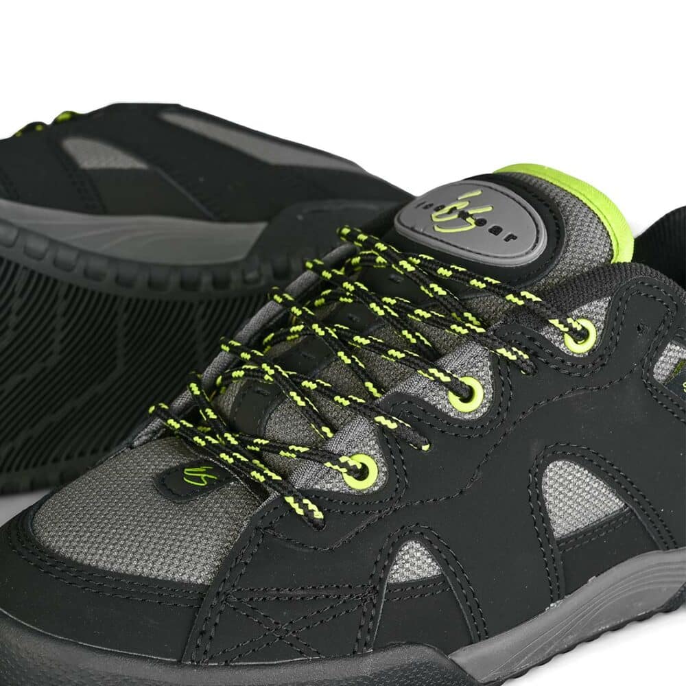 eS One Nine 7 Skate Shoes - Black/Lime