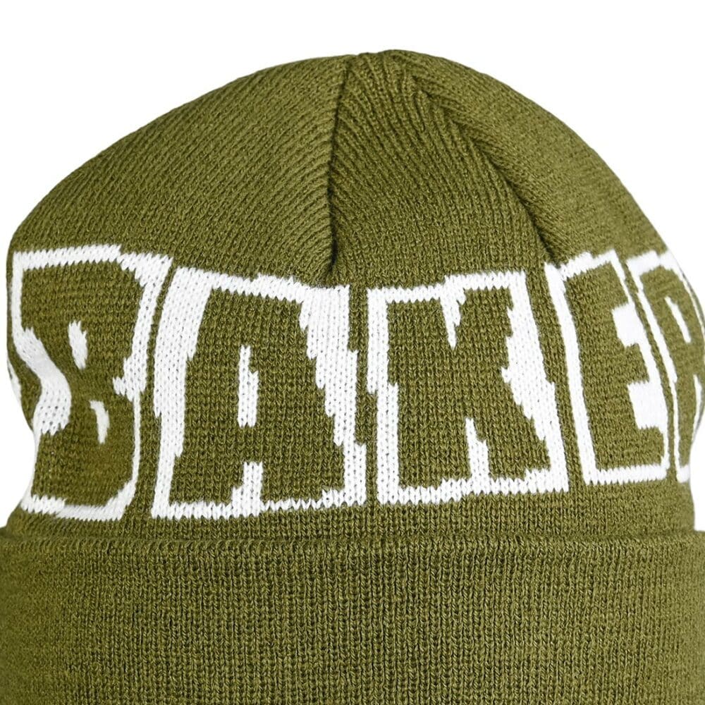 Baker Brand Logo Beanie Hat - Dark Green