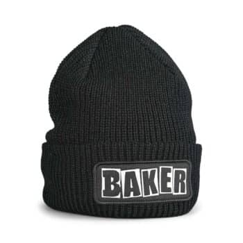 Baker Patch Logo Beanie Hat - Black