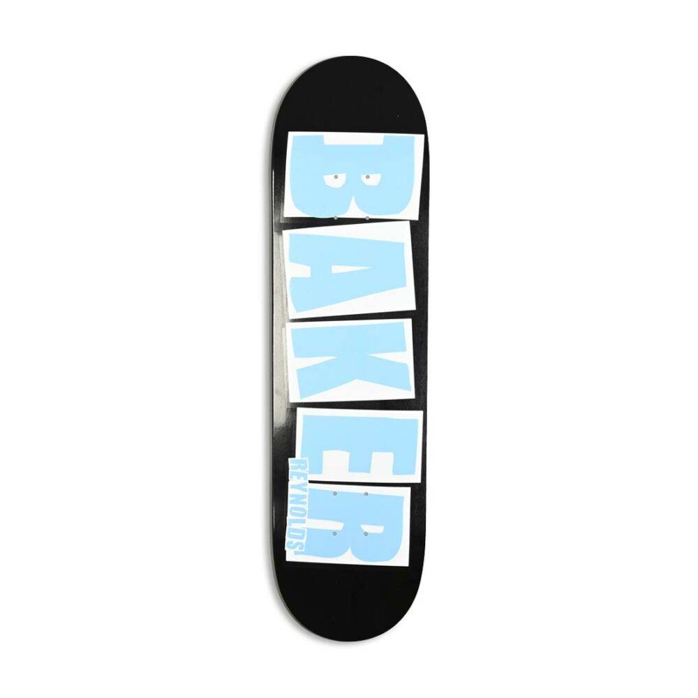 Baker Reynolds Brand Name 8.25" Skateboard Deck - Black/Blue