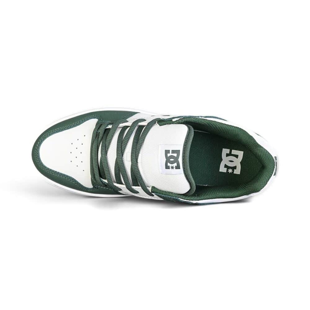 DC Manteca 4 Skate Shoes – White/Dark Olive