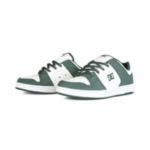 DC Manteca 4 Skate Shoes - White/Dark Olive