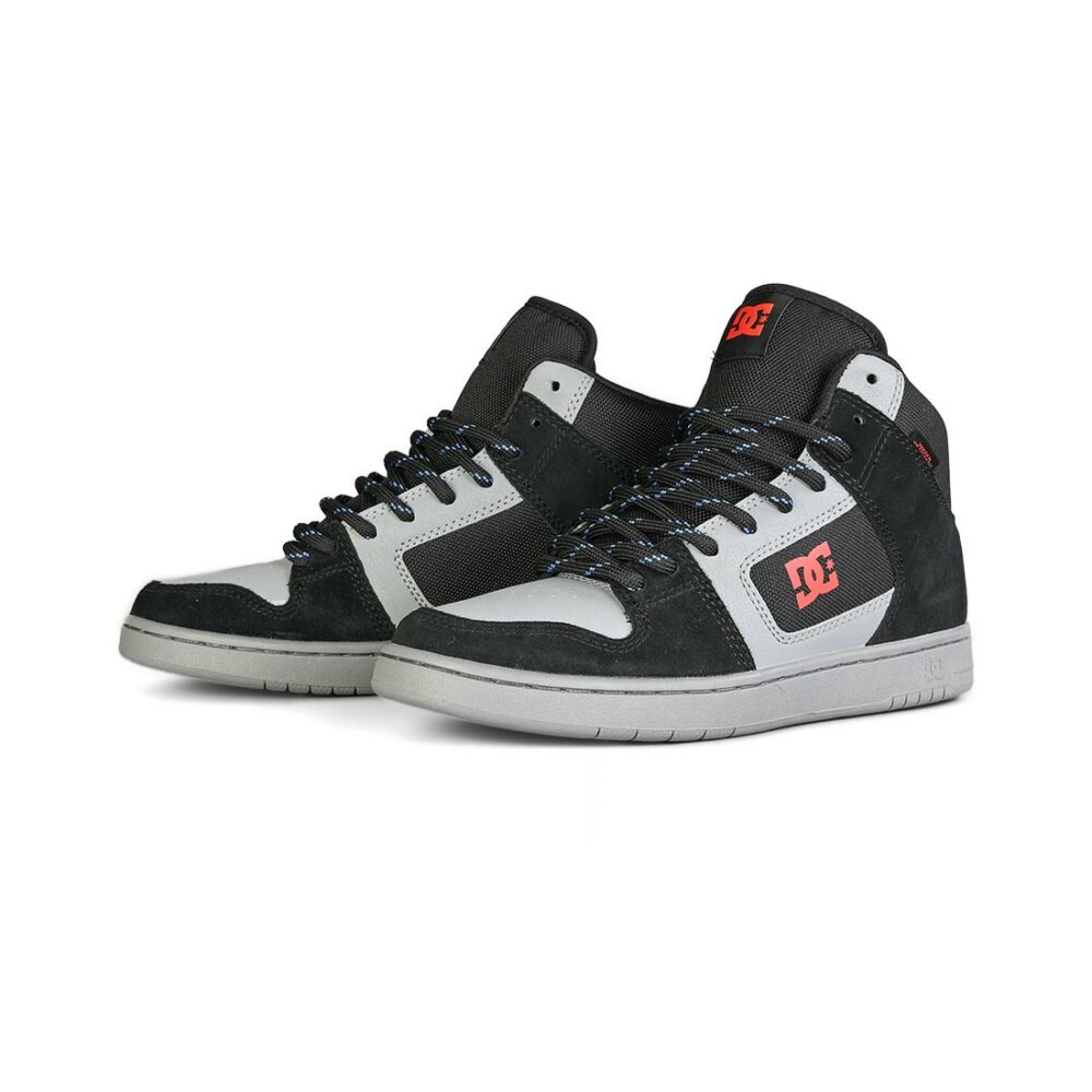 DC Manteca 4 WR High-Top Skate Shoes - Black/Grey/Red