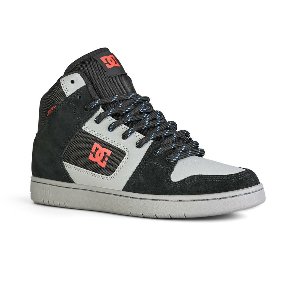 DC Manteca 4 WR High-Top Skate Shoes - Black/Grey/Red